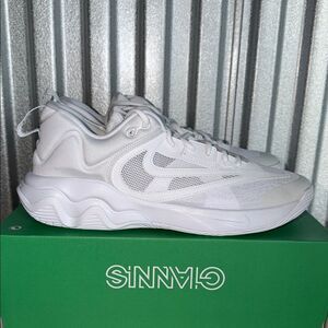 Nike Giannis Immortality 3 Triple White DZ7533-102 Men’s Size 12